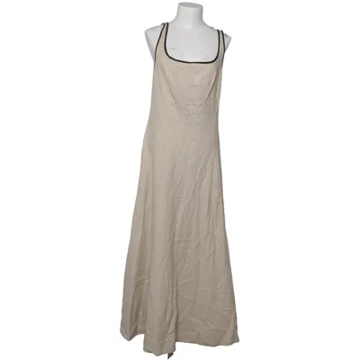 Maxi dress (Beige) from Zara Linen, Viscose