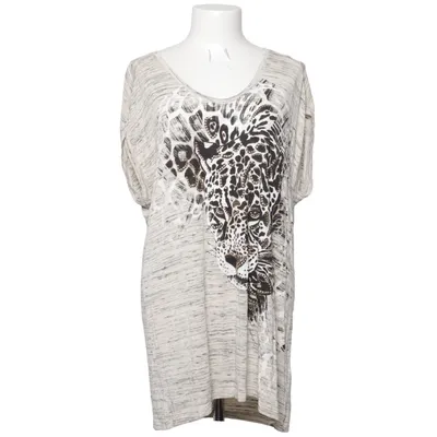 Top (Gray, Beige) from Just Cavalli Elastane, Polyester, Viscose