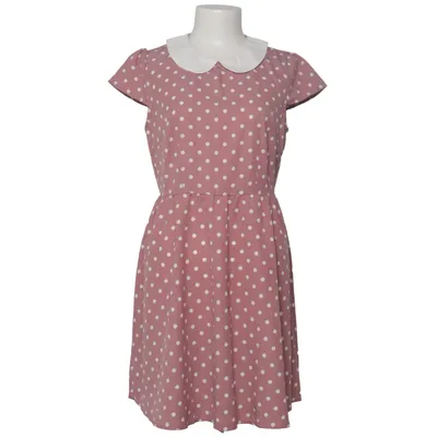 Dress (Pink, White) from Allegra K Polyester