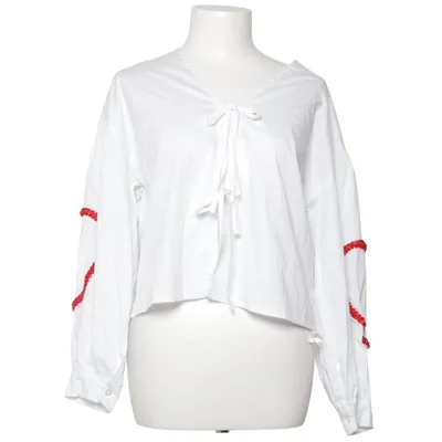 Blouse (White, Red) from Mioni Italia Cotton