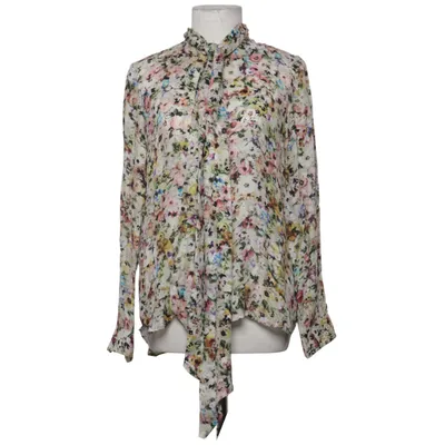 Bluse (Hvid, Flerfarvet) fra Zara Woman Silke