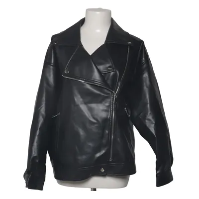 Bikerjacka (Svart) Bomull, Polyester, Polyuretan, Viskos