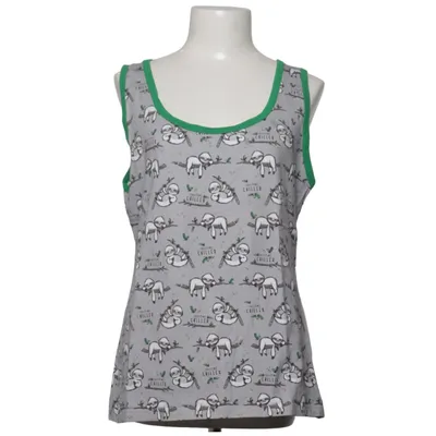 Débardeur (Gris, Vert) de Babauba Coton, Élasthane