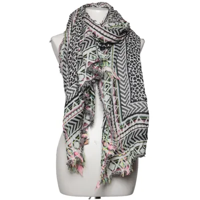 Shawl (White, Multicolored) from Bershka Accessories