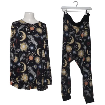 Pyjama (Schwarz, Mehrfarbig) von Chelsea Peers Elasthan, Recyceltes Polyester
