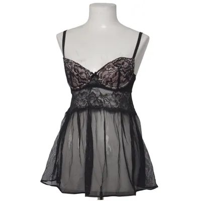 Negligé (Sort, Beige) fra Hunkemöller Polyamid