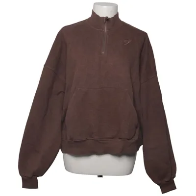 Huvtröja (Brun) från Gymshark Bomull, Återvunnen polyester