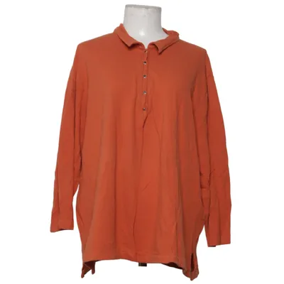 Henley T-shirt (Orange) fra Meine GröBe Bomuld, Modal