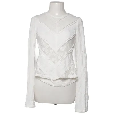 Bluse (V-Lace Pattern Ls) von Cotton Club Baumwolle, Elasthan, Polyamid
