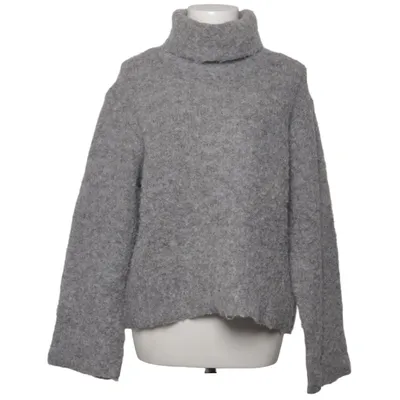 Rollkragenpullover (Grau) von Nümph Acryl, Alpakawolle, Elasthan, Polyamid, Polyester