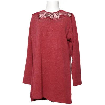 Sweater (Red) from MXO Elastane, Polyester, Viscose