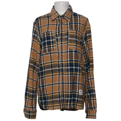 Flanellhemd (Braun, Blau, Mehrfarbig) von Kings of Indigo Bio-Baumwolle