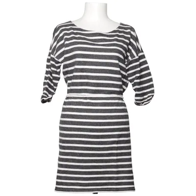 Dress (Gray, White) from Grüne Erde Cotton