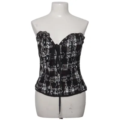 Korsett (Svart, Vit) från Mercy Polyester, Viskos