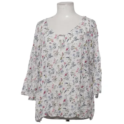 Blouse (White, Multicolored) from Gina Viscose