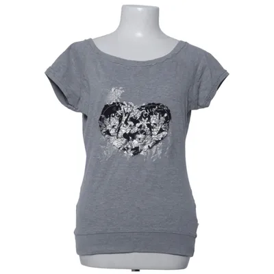 T-shirt (Grau) von Blend She Baumwolle, Elasthan