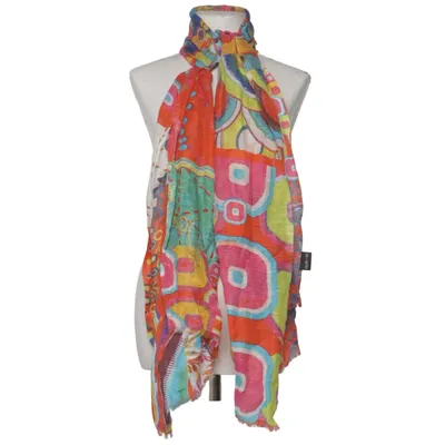 Châle (Orange, Multicolore) de Silk Road Lin, Modal