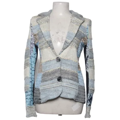 Blazer (Blue, Gray, White) from Lulu-H Viscose, Wool