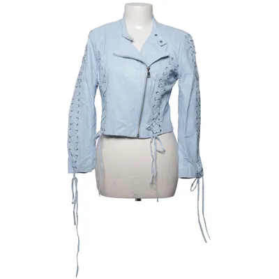 Bikerjack (Blauw) van Vinceotto Polyurethaan, Viscose