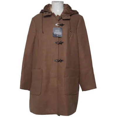 Duffle jas (Bruin) van Strandfein Polyamide, Polyester, Wol