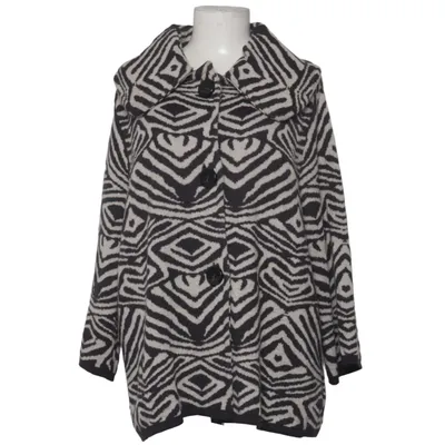 Cardigan (Black, White) from Faber Mohair, Polyamide, Polyester