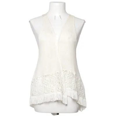 Vest (White) from Hollister Elastane, Viscose