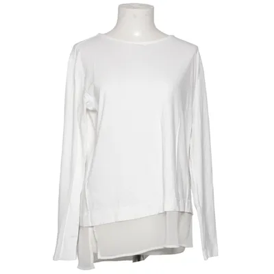 T-shirt à manches longues (Blanc) de Lawrence Grey Élasthane, Viscose