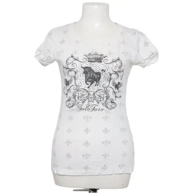 T-shirt (Weiß, Grau) von Benegassi Baumwolle