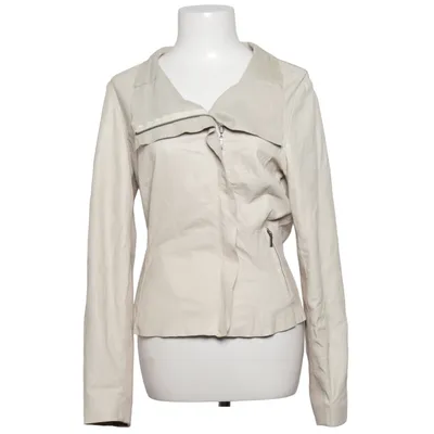 Leather jacket (Beige) from Cigno Nero Leather