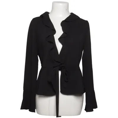 Wrap blouse (Black) from Missi London Polyester