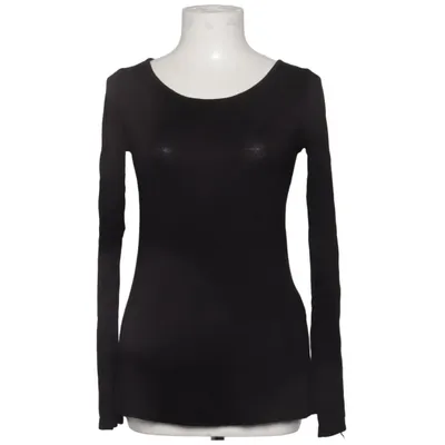 Langærmet t-shirt (Sort) fra Vestino Elastan, Viscose