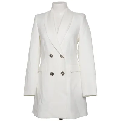 Blazer (White) from Zara Elastane, Polyester