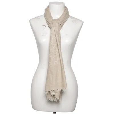 Halsduk (Beige) från Gucci Silke, Ull