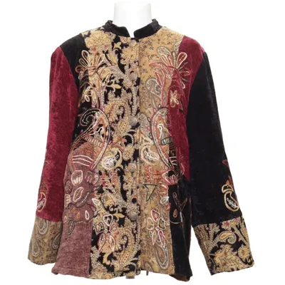 Jacka (Svart, Röd, Brun, Flerfärgad) från Indigo Moon Bomull, Polyester, Viskos