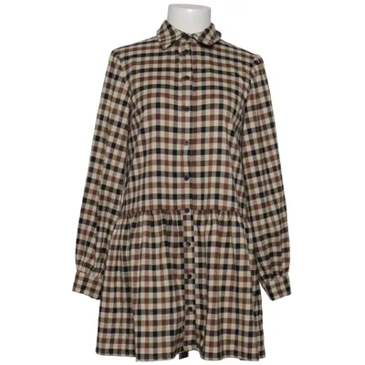 Shirt dress (Beige, Brown, Black) from Edited Elastane, Recycled polyester, Viscose