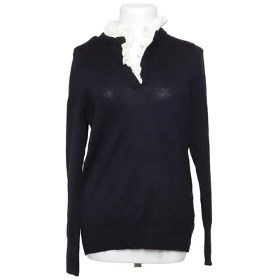 Sweater (Black, White) from Sandro Silk, Wool