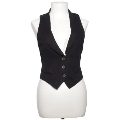 Suit vest (Black) from Topshop Cotton, Elastane, Polyester