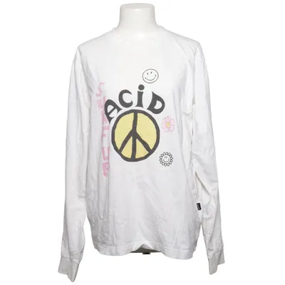 Långärmad t-shirt (Vit, Flerfärgad) från Wasted Paris Bomull