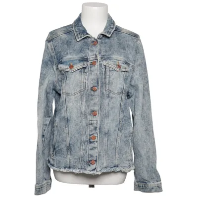 Denim jacket (Blue) from G!na Cotton, Elastane, Polyester