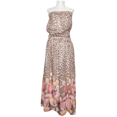 Robe longue (Marron, Rose, Blanc) de Mrs. Foxworthy Polyester