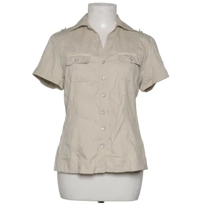 Short sleeve shirt (Beige) from Manguun Cotton