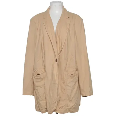 Blazer (Beige) from Sheego Linen, Polyester, Viscose