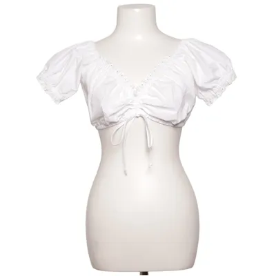 Dirndl blouse (Wit) van Country Line Katoen, Polyester