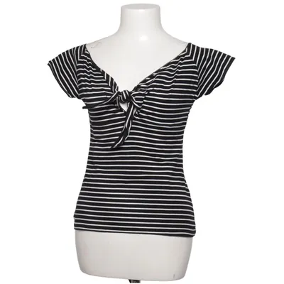 Top (Sort, Hvid) fra Hell Bunny Bomuld, Elastan