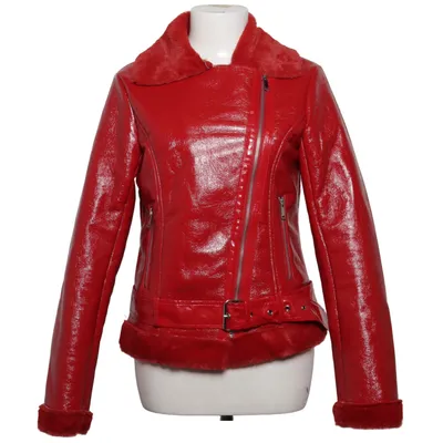 Bikerjacka (Röd) från Fascinate Polyester, Polyuretan