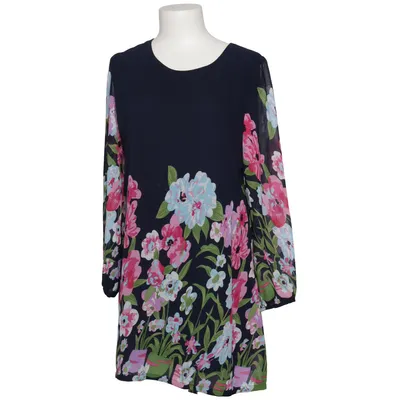 Dress (Blue, Multicolored) from Yuni Polyester