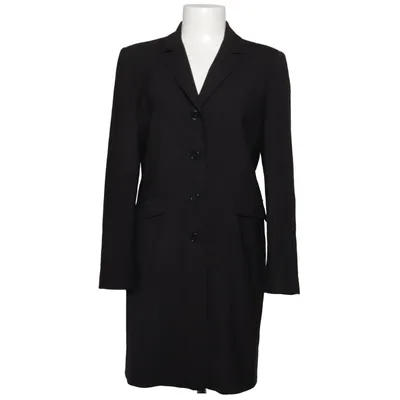 Coat (Black) from Jake*s Elastane, Polyester, Wool