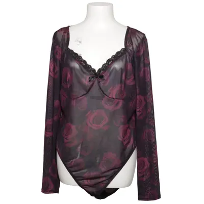 Body (Svart, Lila) från Killstar Elastan, Polyester