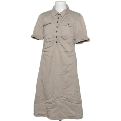 Skjortekjole (Beige) fra Blacky Dress