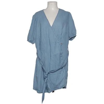 Wikkeljurk (Blauw) van ONLY Carmakoma Katoen, Lyocell
